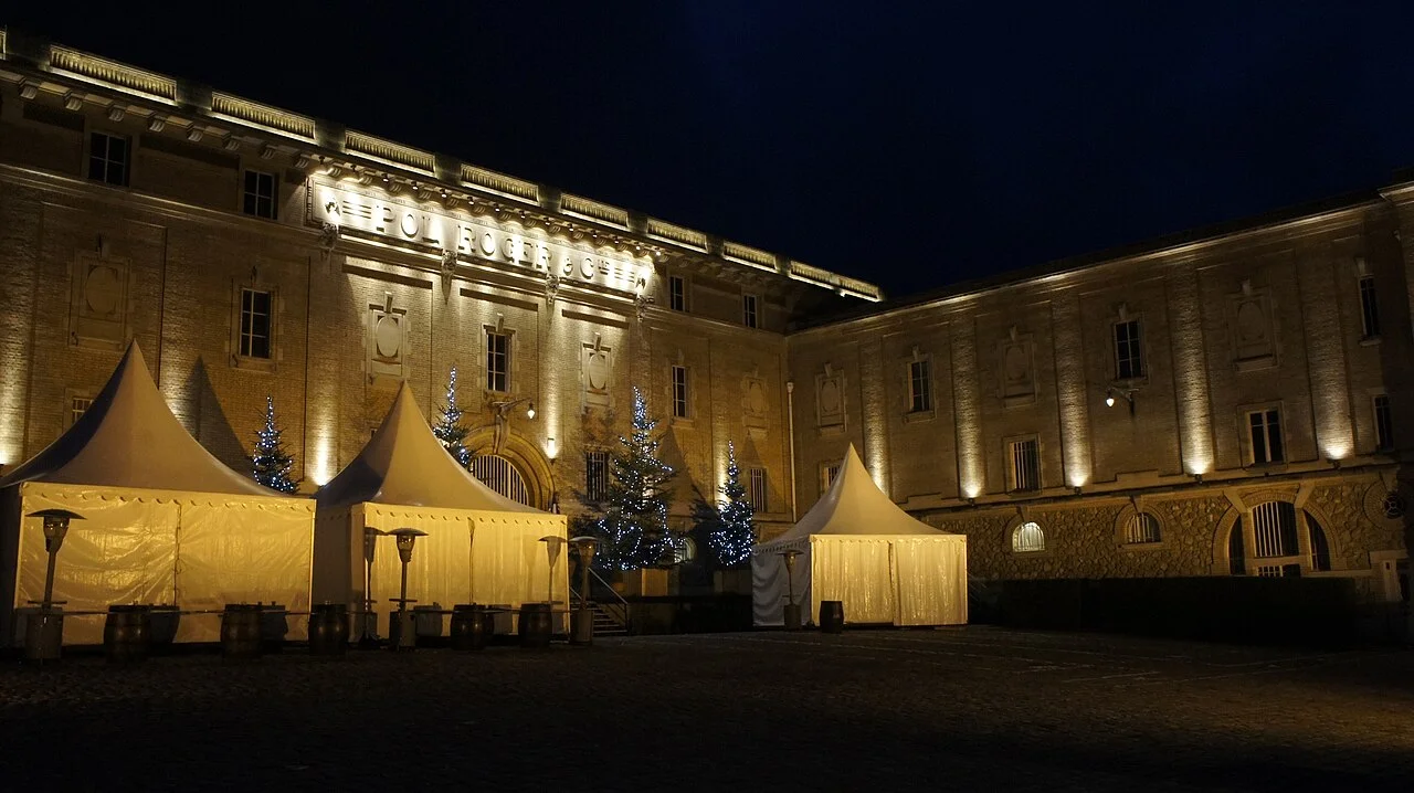 Pol Roger during Habits de Lumière in Épernay in 2012