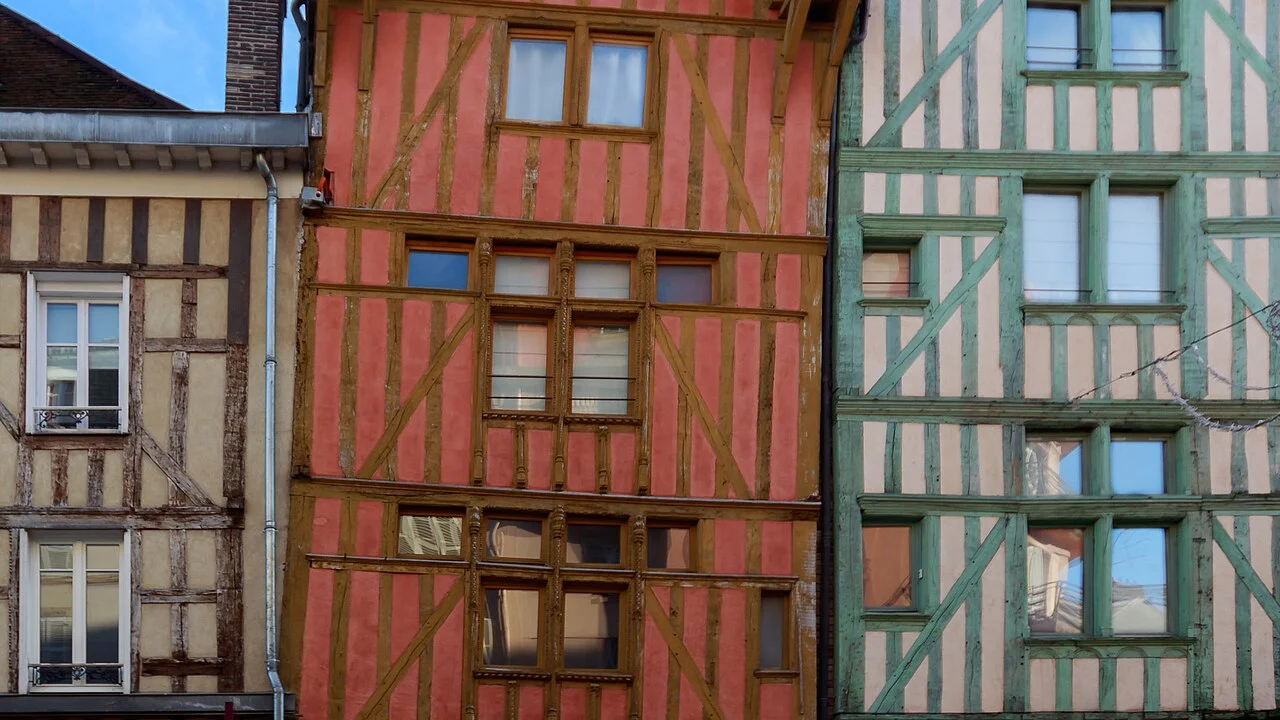 Timber-framed house in Troyes