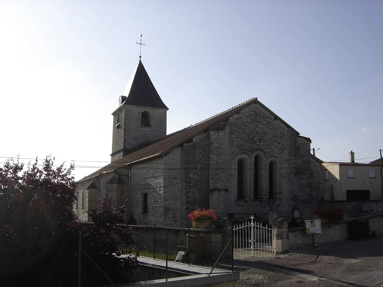 A second view of the church in Urville, Aube